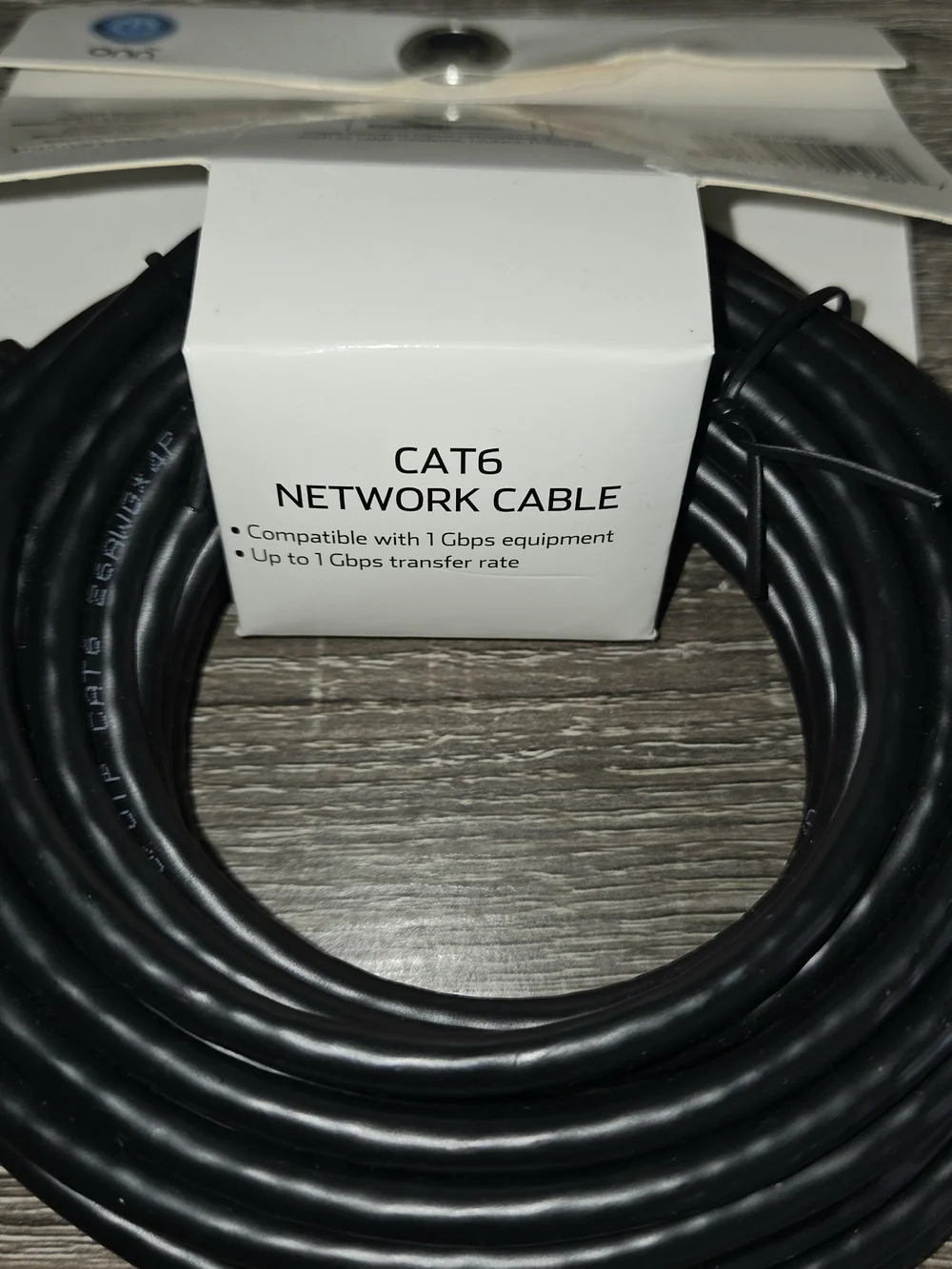 Onn 25FT Cat6 Network Cable 0NA18CH003 New In Packaging.
